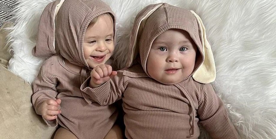 Близнецы, брат и сестра, дети, ребенок,