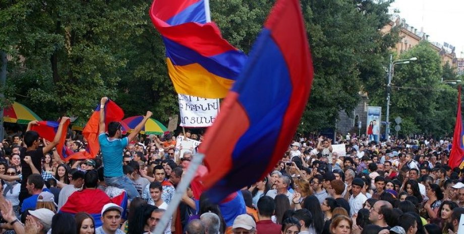 Протесты в Ереване / Фото: azatutyun.am