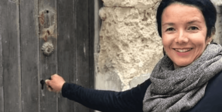 Жінка, Італія, будинок, двері, реставрація,