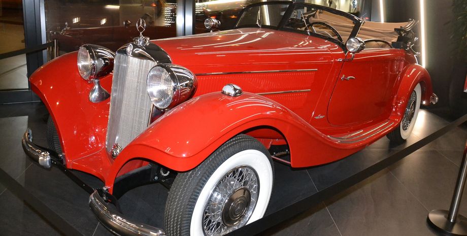 Mercedes 320N, ретро авто, виставка авто