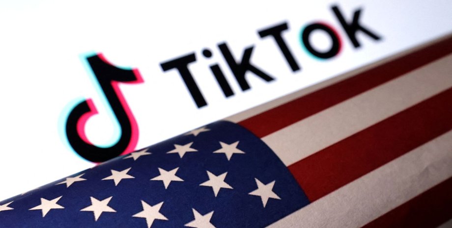 TikTok, США, прапор