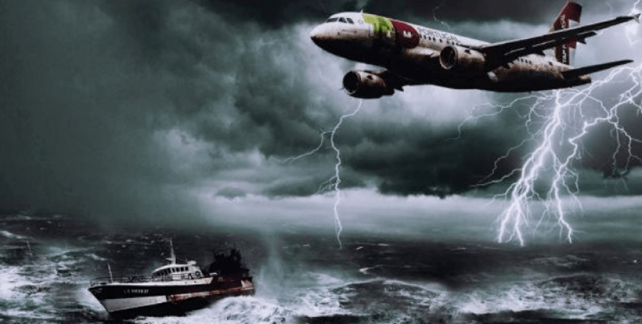 Бермудский треугольник Бермудский треугольник, самолет, карабль, гроза, шторм, океан