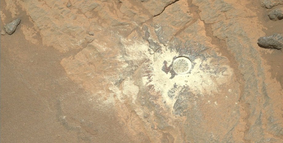 горные породы, скала, круглый след, изображение