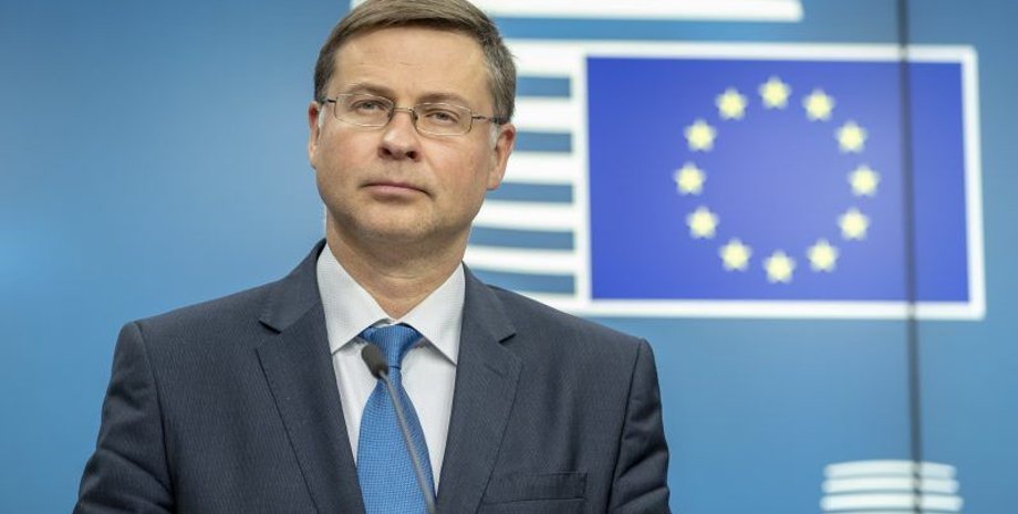 Валдіс домбровкіс, денис Шмигаль, прес-конференція, фінансова допомога, транш єс