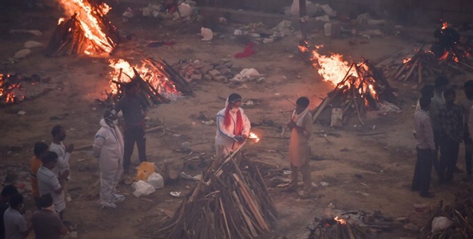 коронавирус в индии, крематорий