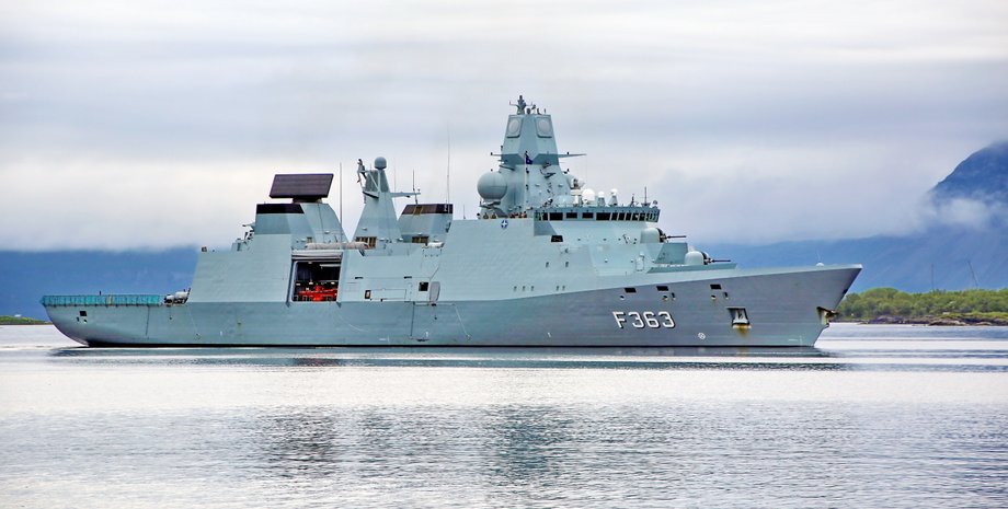 Дания, военно-морские силы НАТО, военный фрегат, война в Израиле