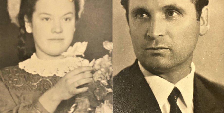 Параскевия и Василий Кириченко, пара, 75 лет брак