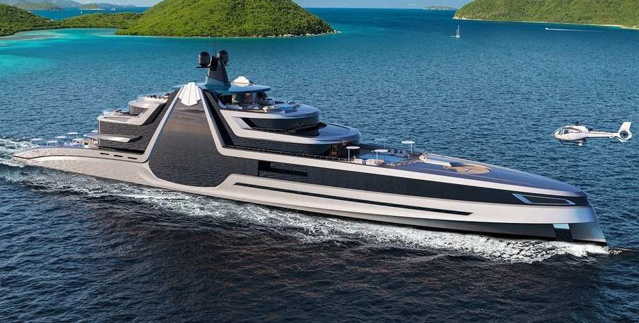 Gabriele Teruzzi, яхта, суперяхта, концепт яхты, бриллиант картье, бриллиант