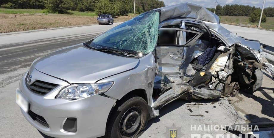 дтп, полтава, журналисты, авария, полиция