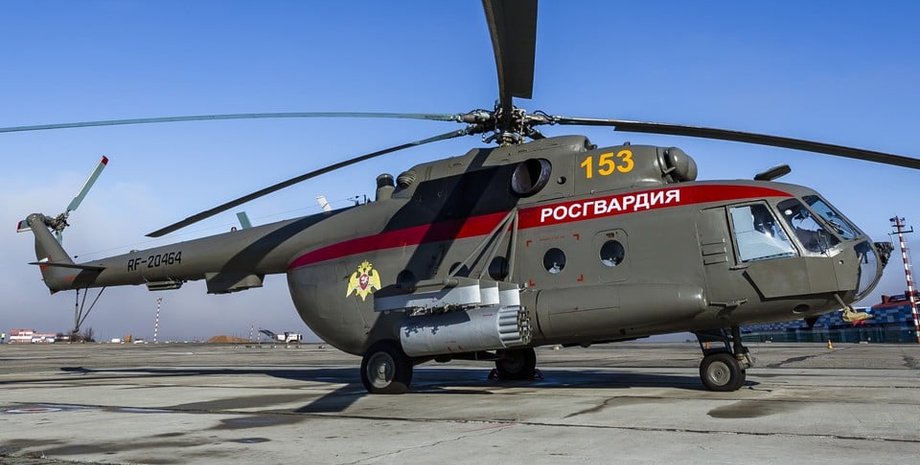 вертольоти окупантів, крадені вертольоти в росгвардіі