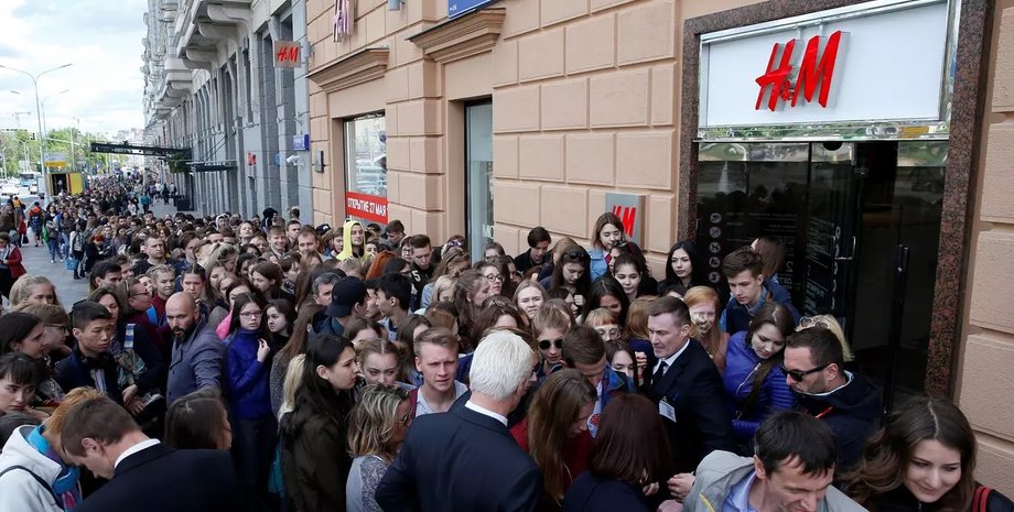 H&M, росія, москва, розпродаж, санкції проти росії, війна з україною