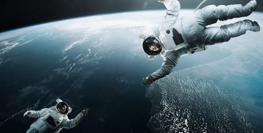 Астронавты, космос, открытый космос