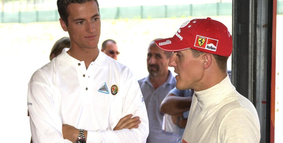 Себастьян Шталь и Михаэль Шумахер / Фото: Wikipedia
