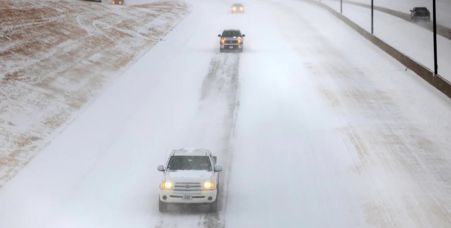 шторм Ферн США снег