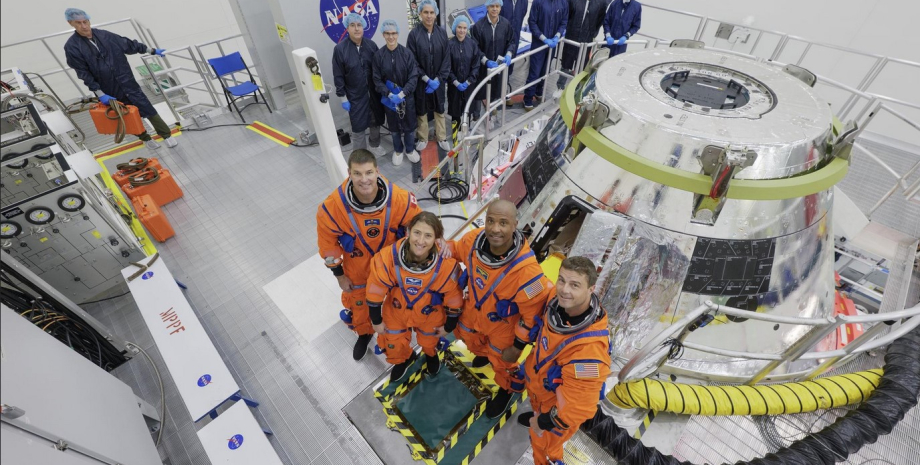 артеміда-2 астронавти NASA Політ на Місяць — астронавти NASA випробували космічний корабель «Оріон» — фото0