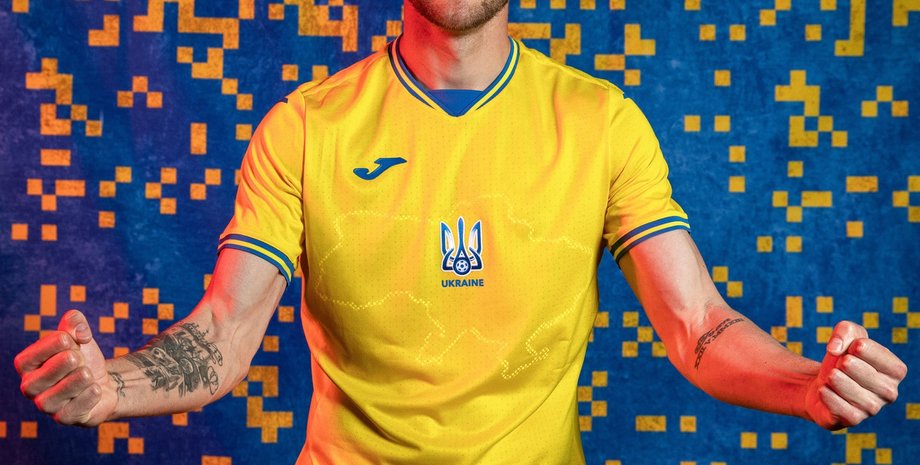крым, донбасс, новая форма сборной Украины, путин, песков, россия, форма сборной украины, футбол, уефа, уаф, футболисты