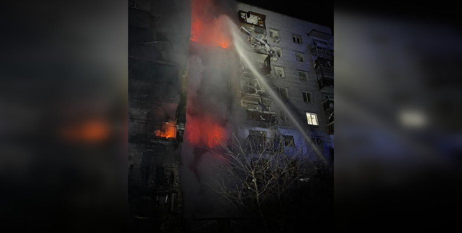 пожар в доме в Вышгороде