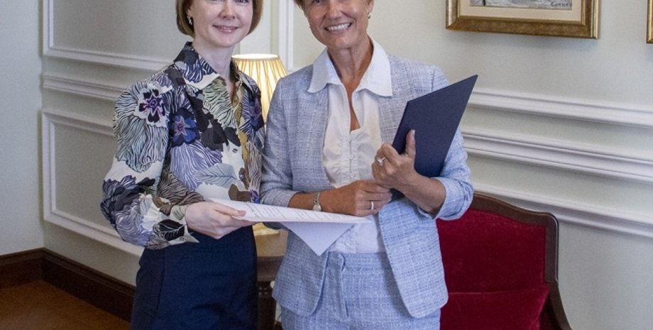 Елена Зеркаль и Анка Фельдгузен / Фото: mfa.gov.ua