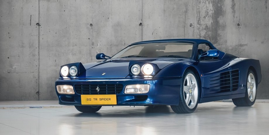 Ferrari 512 TR Spider, колекція авто, колекція суперкарів, колекція суперкарів