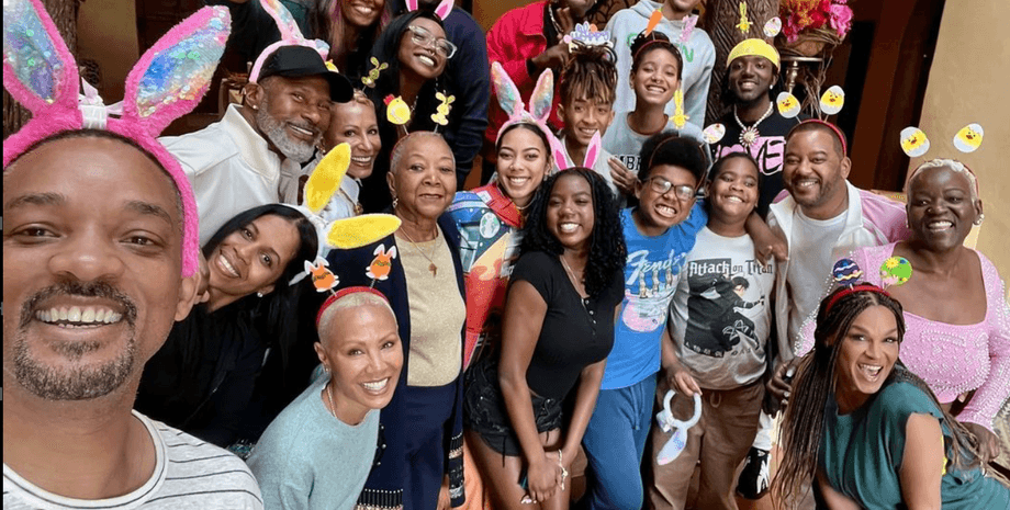 Уилл Смит с семьей, жена Уилла Смита, джада Пинкетт-Смит, пасха 2024, брат Уилла Смита