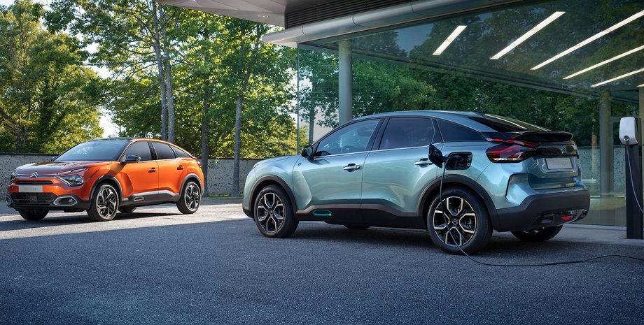 Citroen e-C4, новый Citroen e-C4, электромобиль Citroen, кроссовер Citroen