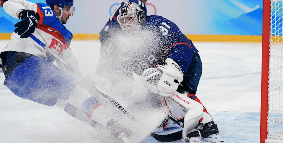 Хокей "Словаччина" – "США", олімпіада 2022