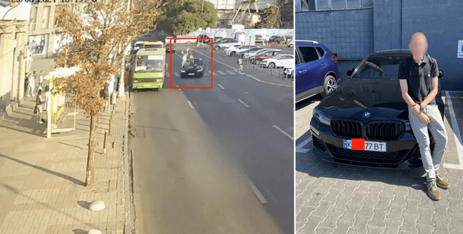 Подросток с ДТП в Днепре, ДТП в Днепре, скандальное видео ДТП в Днепре, 17-летний подросток автомобиль BMW, полиция о фигуранте
