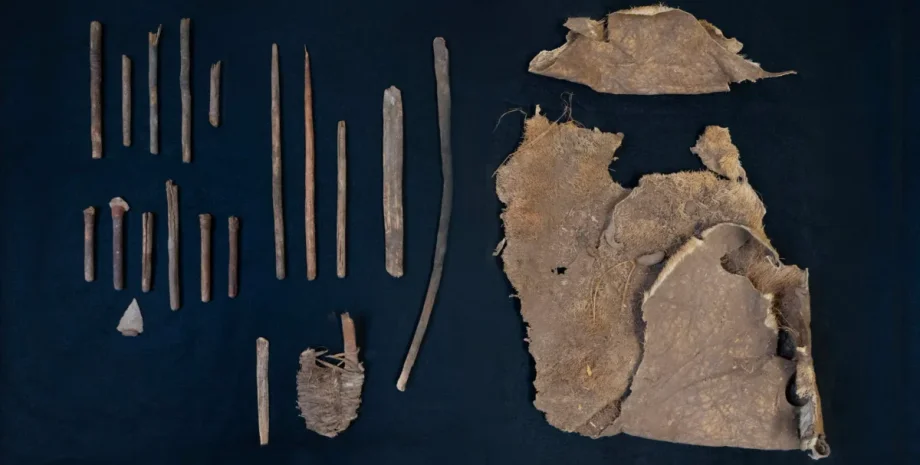 Техас, США, полювання, мисливці, артефакти, знахідка, археологи, археологія, знахідка, атлатль, наконечник, шкура, дротик