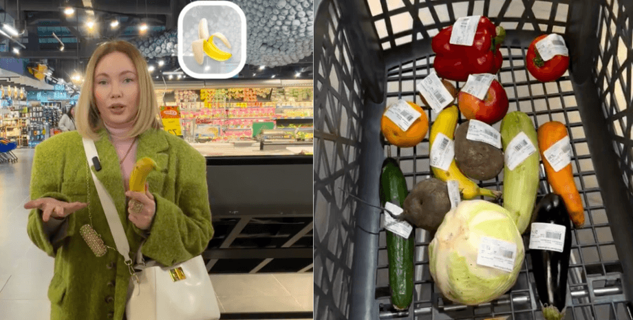 українка показала ціни в супермаркеті на овочі та фрукти в одесі