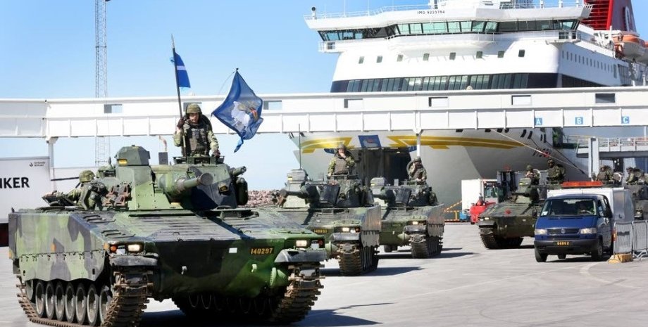 готланд, швеція, військові