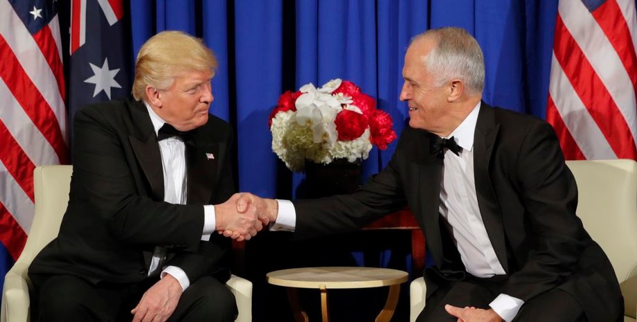 Дональд Трамп и Малкольм Тернбулл