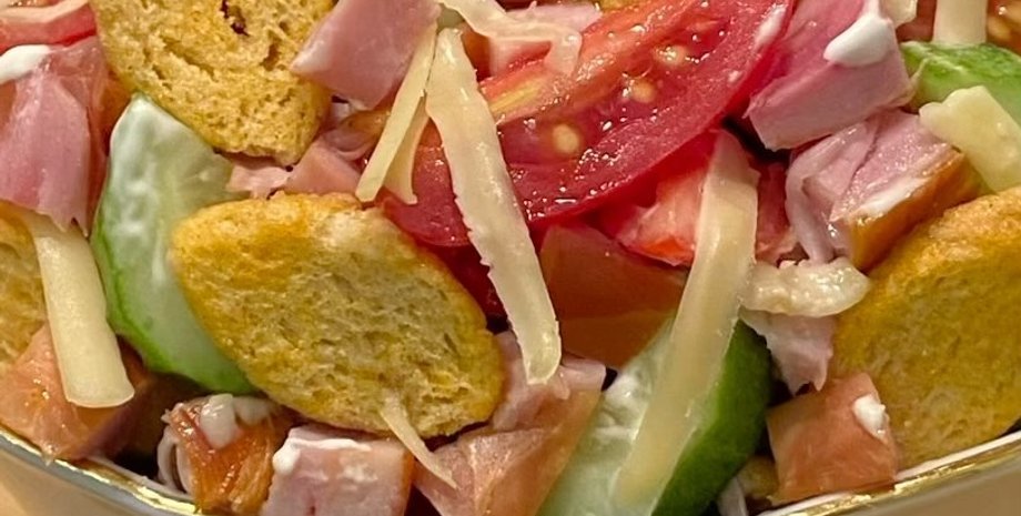 салат с курицей, салат за 5 минут, быстрый салат