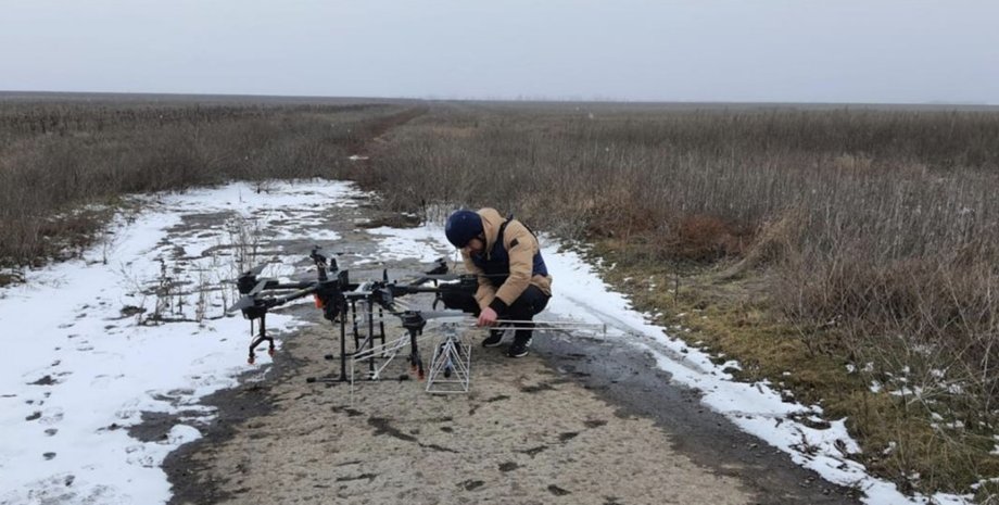 дрон, беспилотник, БПЛА, дрон для разминирования