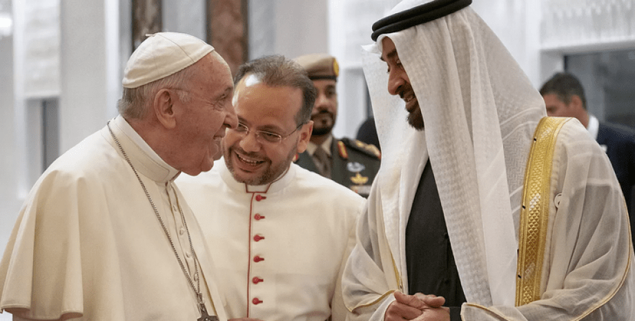 Папа Франциск, Мухаммед бін Заїд