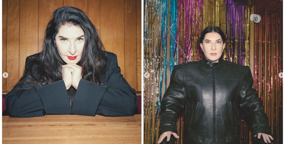 76-летняя Марина Абрамович снялась для журнала GQ в нетипичных для себя образах