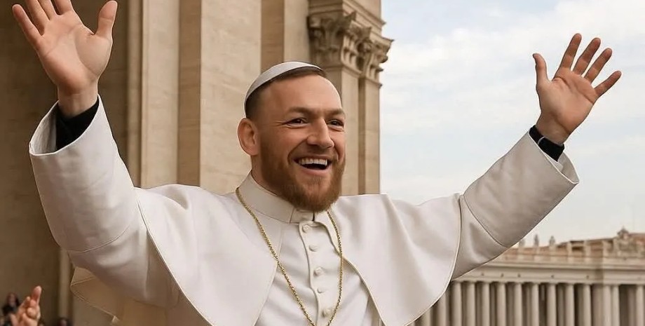 МакГрегор виклав фото в образі Папи Римського Конор МакГрегор в образі Папи Римського