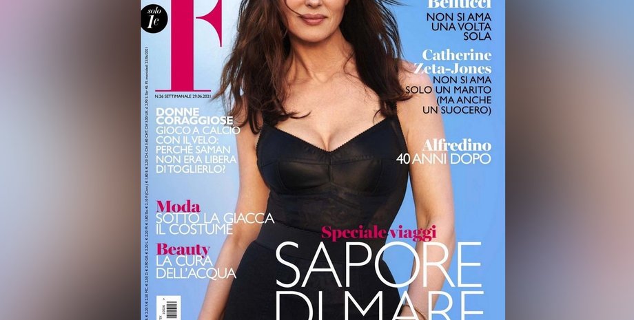 Моніка Белуччі, обкладинка