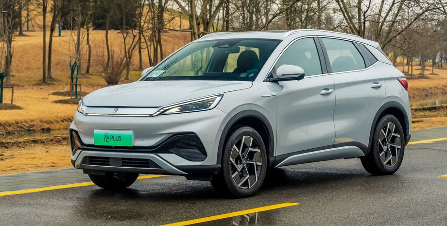 BYD Yuan Plus, кроссовер BYD Yuan Plus, электромобиль BYD Yuan Plus, электромобиль BYD, новый BYD Yuan Plus