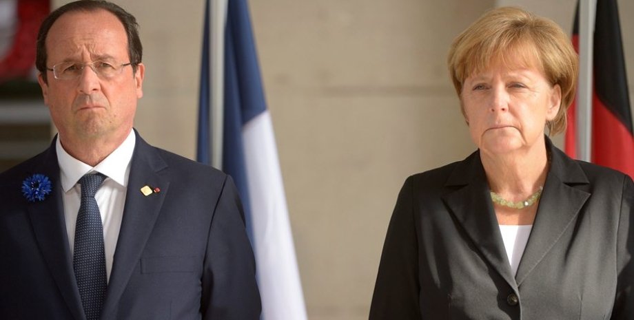 Франсуа Олланд и Ангела Меркель / Фото: Global Look Press