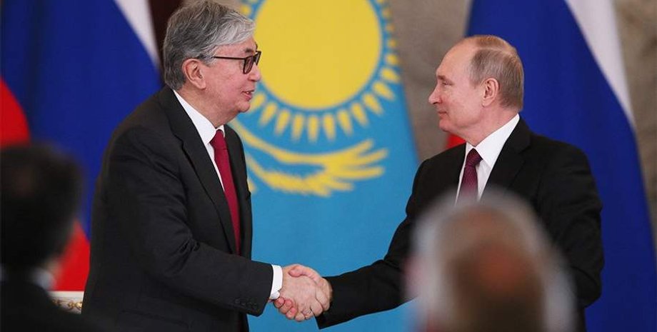 Касым-Жомарт Токаев, Владимир Путин, Казахстан, Россия, бензин, фото