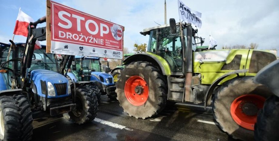 забастовки фермеров, блокада границы