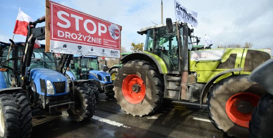забастовки фермеров, блокада границы