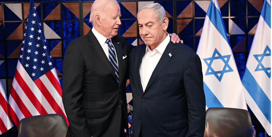 Джо Байден и Биньямин Нетаньяху