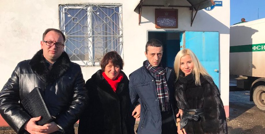 Хайсер Джемилев на свободе / Фото: twitter.com/nikolai_polozov