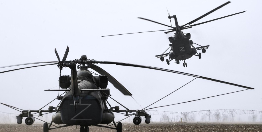Збиття російських вертольотів
