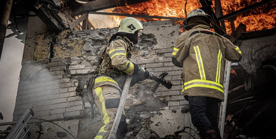 Изображение последствий атаки ВС РФ