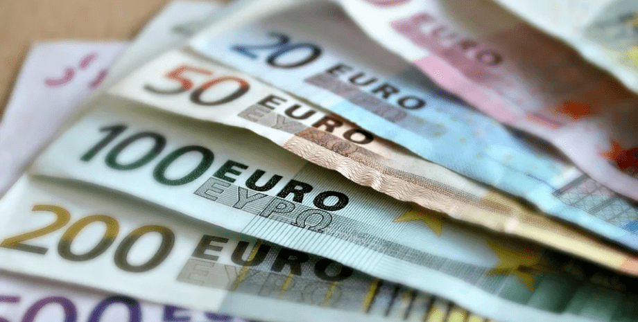 сувенирная еврокупюра, киевские Золотые ворота, коллекционная банкнота, ЕЦБ, Национальный банк Франции