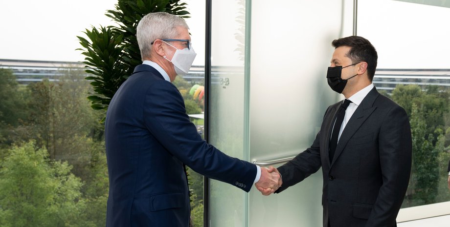 Зеленський, Тім Кук