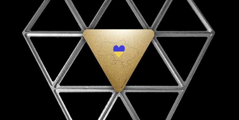 прапор України, карта України