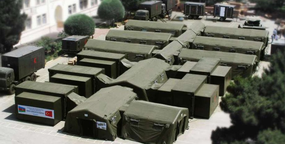 Мобильный госпиталь / Фото: trend.az